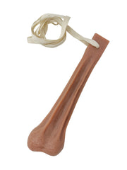 A pair of hairless, realistic-looking silicone testicles attached to a string, resembling a prank or gag gift.