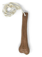 Fake Silicone Ballsack - Light Brown Testicles (With Black Hair)